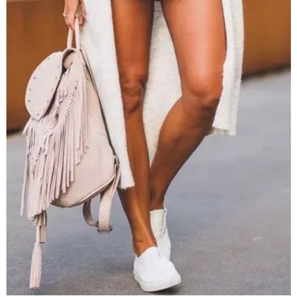 NIB Via Spiga Ryder Slip On Leather Sneakers - Picture 4 of 11